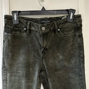 Lucky Brand Velvet velour skinny jeans